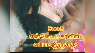 Lady staff make her boss happy via nice cock sucking for her appraisal and ended up with hardcore sex with real moaning