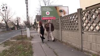 Degenerate redhead pregnant slut fuck in ambulatorium