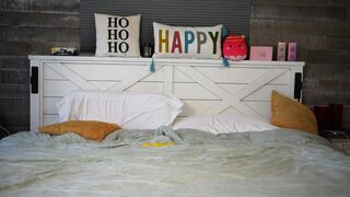 Stephanie Class Has Passionate Sex with Her Husband - Shorts on, Heat Turned up