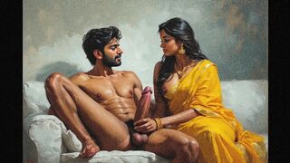 Cheating boyfriend fucking with his girlfriend's cousin sister hot hardcore teen sex