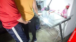 Stepdad Arrives, Fucks Her in the Ass and Cums Inside