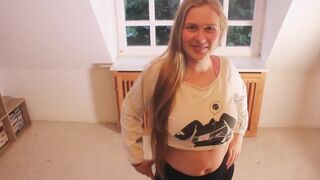 He rubs his penis on my clit and cums in my panties!