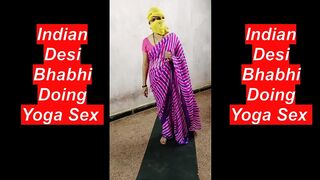 Indian desi Bhabhi Doing Yoga