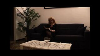 Amateur Italian Cougar Rides a Big Hard Cock