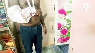 Step mom helping her injured step son to take bath and seduced him. Finally end up with nice mouth fuck- full tamil audio