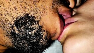 I find my little stepsister lying naked on my bed, kiss her passionately and fuck her until I cum in her tight pussy