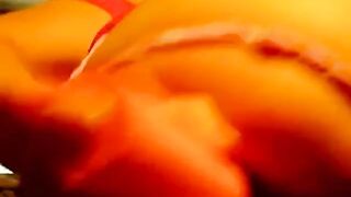 Webcam girl uses sex toy on her wet puffy pussy.