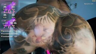 Deutsche Tattoo Milf Dildo ficken