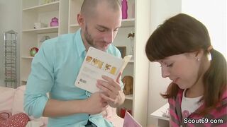 Seduce Petite Step-Sister to Fuck her tight Asshole