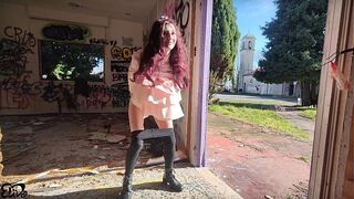 PornoVLOG - Italian Amateur Doggy Style in Abandoned Location