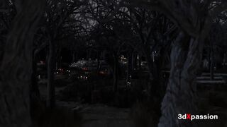 Alloween Orgy on the Bare Ground - Pumpkin Patch Pleasure: a Secret Orgy in the Graveyard