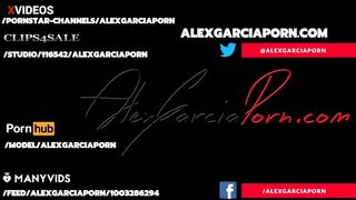 Anal creampie for Christmas with AlexGarciaPorn and the stepcousin Ceci Cortez porn in Spanish