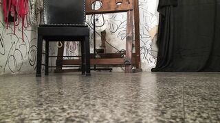 Ugly BDSM 3 Mistress Megan spank her sub with marks