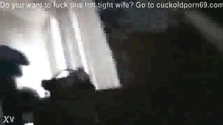 Black man takes my Latina wife doggystyle