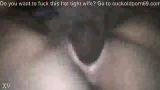 Black man takes my Latina wife doggystyle