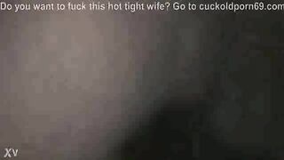 Black man takes my Latina wife doggystyle