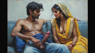 Middle aged hot bhabhi fucking with two hot cheating housewife