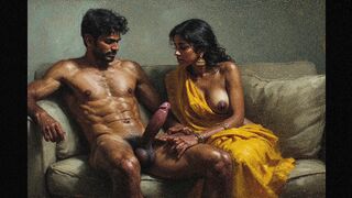 Luck indian boy fucks and cums on russian milf in Goa