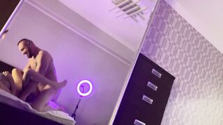 Blonde Babe Films Hardcore Sex with Big-Cock Stud