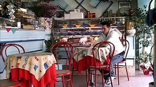 Redhead Stepmom in Black Stockings Wants Her step Son's Young Cock