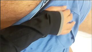 Desi Big Tits Girl Fucked Hard by Boyfriend in a Hotel Room after Handjob