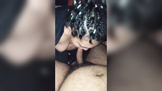 Wife secretly at night