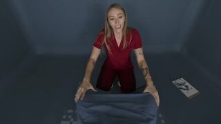 Angel Youngs Sexy Big Tits Nurse Examines Your Massive Cock Vr To 2d