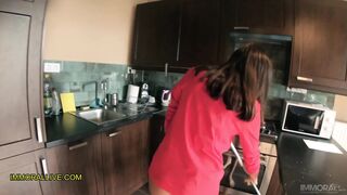 Annoying step bro makes Stepsis Christmas fair deal she can not refuse – Juicy booty Latina rimming