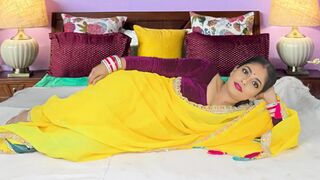 new married bhabhi yellow saree best viral video xxx