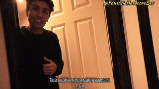 I'm Going to Visit My Masseuse Friend to Take Away and She Ends up Taking Out My Cock Fantas