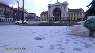 Busty gypsy gets clean cock she craves - Hot sweaty lost girl with big natural tits needs a shower