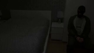 Cheating Babe Cuckolds Slave and Makes Him Clean Up