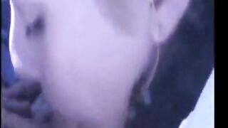 Blonde Amateur Gives a Blowjob in a Car