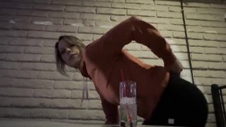 Risky Public Sex & Anal in a Bar - Amateur Couple Caught on Cam!