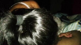 Cute brunette's kinky BDSM blowjob and fisting POV