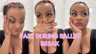 Gassy Ballerina Trying Not to Fart During Show Break