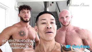 Christian Ocean & John Bronco Share White Rhino in Wild Threesome!