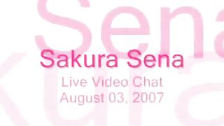 Sakura Sena: Asian Big-Tit Webcam Dildo Show