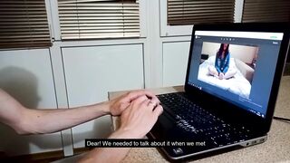 Wife sent her husband a video of how she fucks with a friend