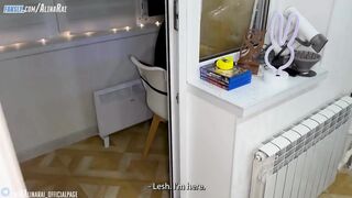 The stepson took advantage of the situation and filled his stepmother's pussy with thick sperm