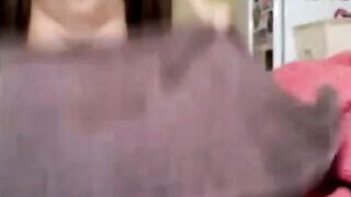 Blonde Amateur Anal Plays With Dildo and Squirts