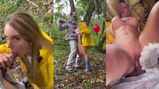 Scarlet Benz Outdoor Sex With Horny Clown Pennywise Video Leaked
