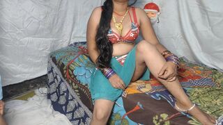 For Christmas, the father-in-law gifted his Indian daughter-in-law a baby doll dress, and they had a lot of fun.