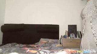 Naughty Russian Teen Masturbates with Sex Toy on Webcam