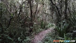 Public Forest Walk, Masturbating and Naked on Webcam