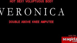 Chubby Amputee Adult Video Outdoors