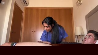 Yasmina Khan Big Ass Nurse Fucks Her Patient When The Doctor Leaves Creampie