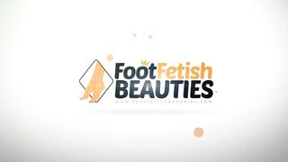 A Magnificent Beauty Lara Posing Her Stunning-looking Feet in Her Sexy Heels and Flip-flops