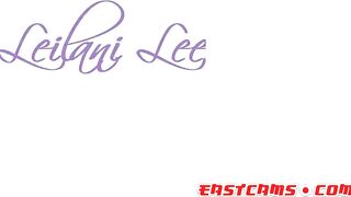 Leilee Tries on Sexy Lingerie, Teasing with Her Big Asian Boobs