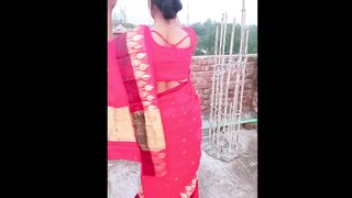 I fucked my indian Deshi village wearing a red saree...Part - 02